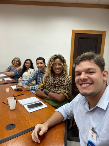 Equipe de Comunicação do IEN no encontro de comunicação da CNEN