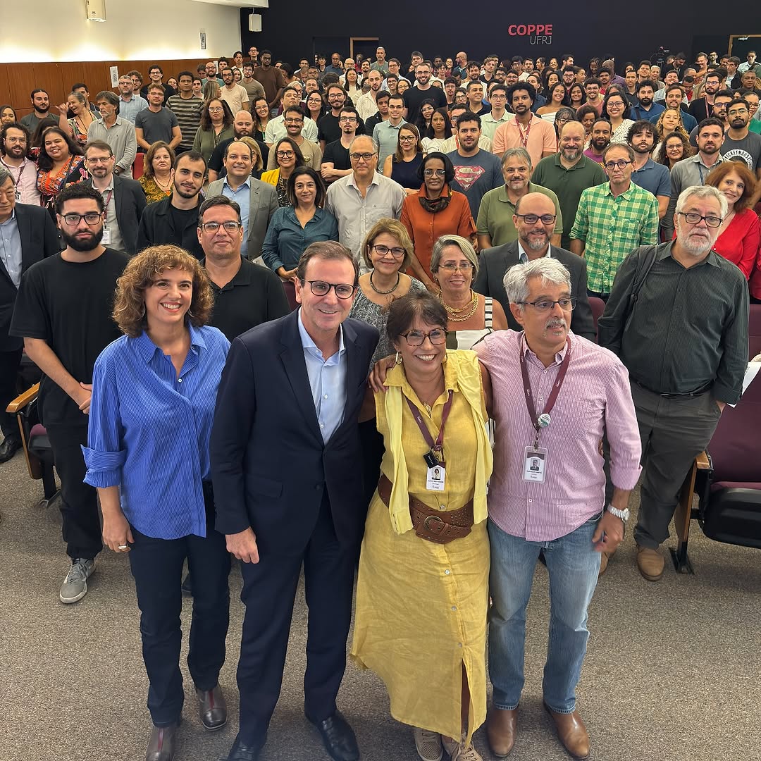 Eduardo Paes na aula inaugural da Coppe/UFRJ 2025