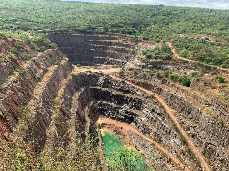 Mina de Cachoeira, de urânio, em Caetité(BA). Foto: SGB