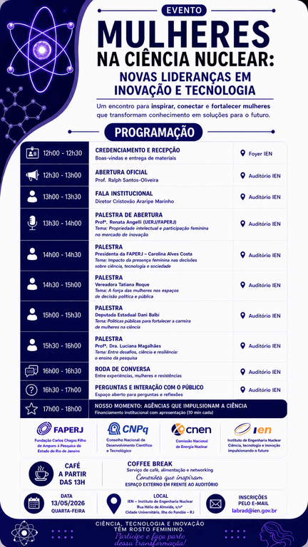 Evento Mulheres na Ciência