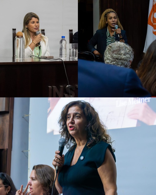 Representantes da Política em evento no IEN/CNEN