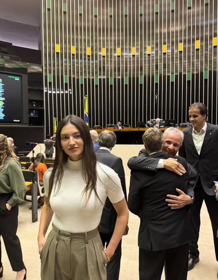 Isabelle Boemeke no Congresso Nacional