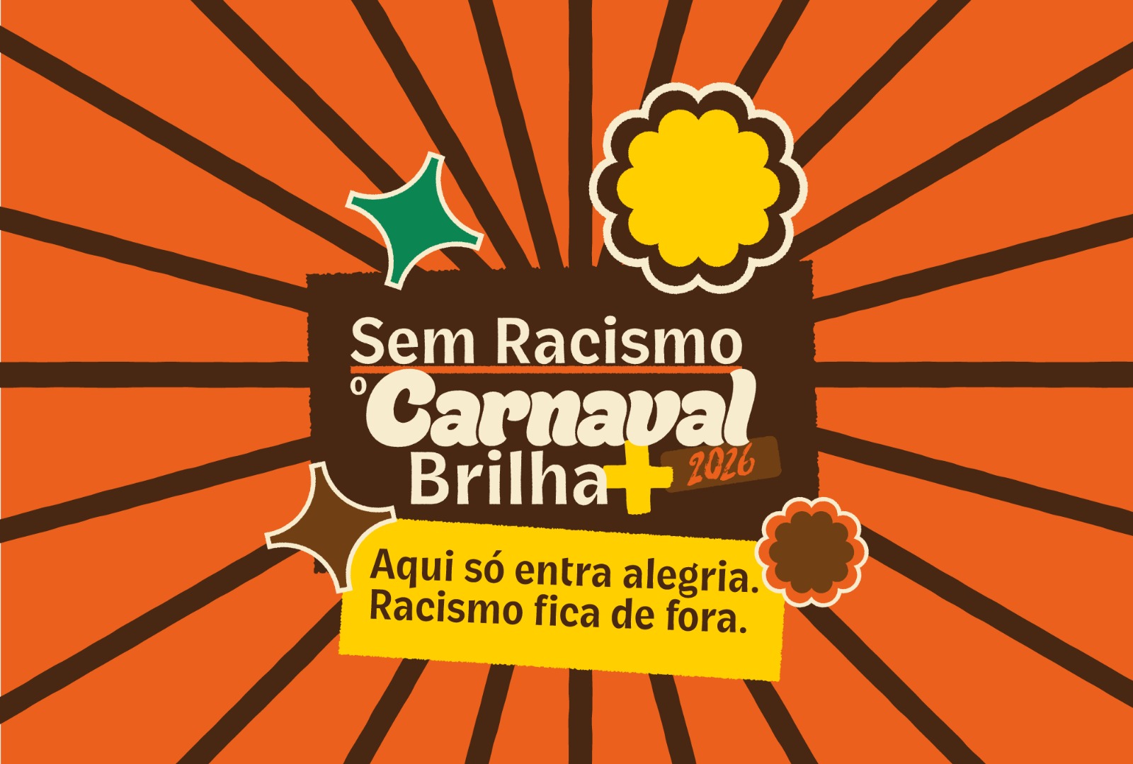 MIR divulga peças da campanha ‘Sem Racismo o Carnaval Brilha Mais’