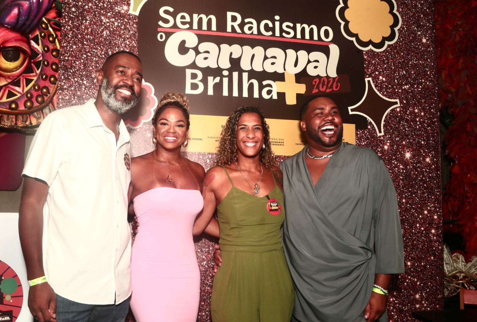 MIR lança campanha ‘Sem Racismo o Carnaval Brilha Mais’, no Rio de Janeiro