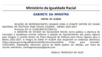 Estão abertas as inscrições para a seleção do Comitê Gestor do Plano Nacional de Políticas para Povos Ciganos