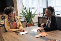 Ministério da Igualdade Racial visita Centro de Referência de Combate ao Racismo e à Intolerância Religiosa Nelson Mandela.