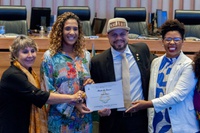 “Eu não vou mudar para caber na política”, diz ministra Anielle Franco ao receber moção de louvor na Câmara Legislativa do Distrito Federal