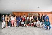 Em reunião no Palácio do Planalto, ministra Anielle Franco apresenta estratégias de expansão do Plano Juventude Negra Viva