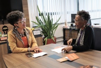 Ministério da Igualdade Racial visita Centro de Referência de Combate ao Racismo e à Intolerância Religiosa Nelson Mandela.