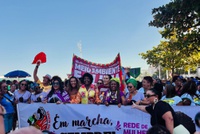 Ministra Anielle Franco participa da 11ª Marcha das Mulheres Negras do Rio de Janeiro