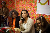 Ministra Anielle Franco realiza escutas acompanhada da primeira-dama