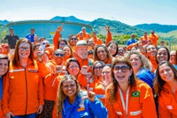 Ministra participa do anúncio do Programa de Renovação da Frota Naval do Sistema Petrobras ao lado do presidente Lula