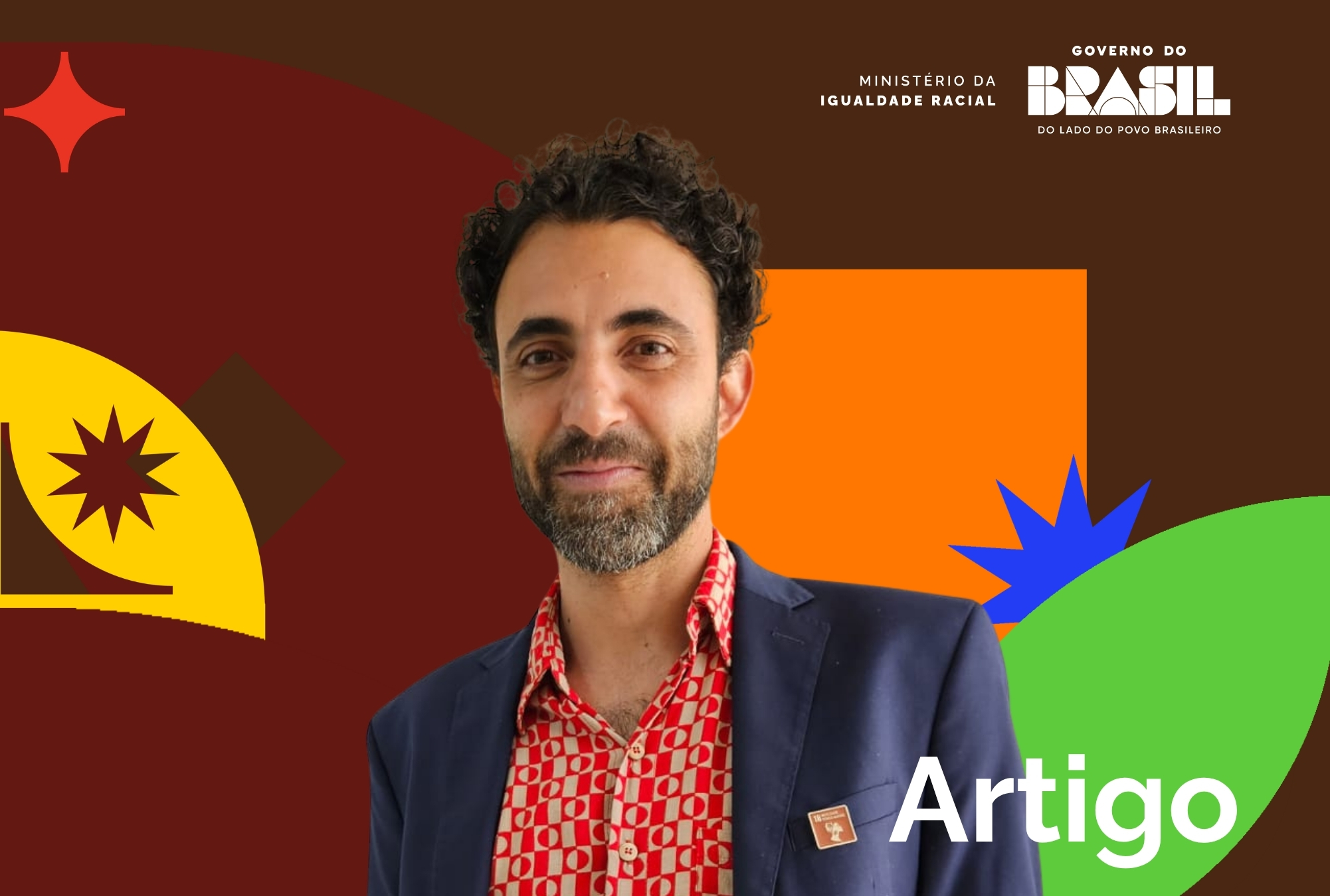 Fabiano Bechelany, diretor de Políticas para Quilombolas e Ciganos