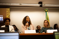 "Penso que a Marielle poderia ser uma de vocês", diz Anielle Franco em audiência pública na Câmara dos Deputados