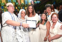 Terreiro Unzó Tatêto Lemba recebe título honorífico de promotor da igualdade racial, em Camaçari/Bahia