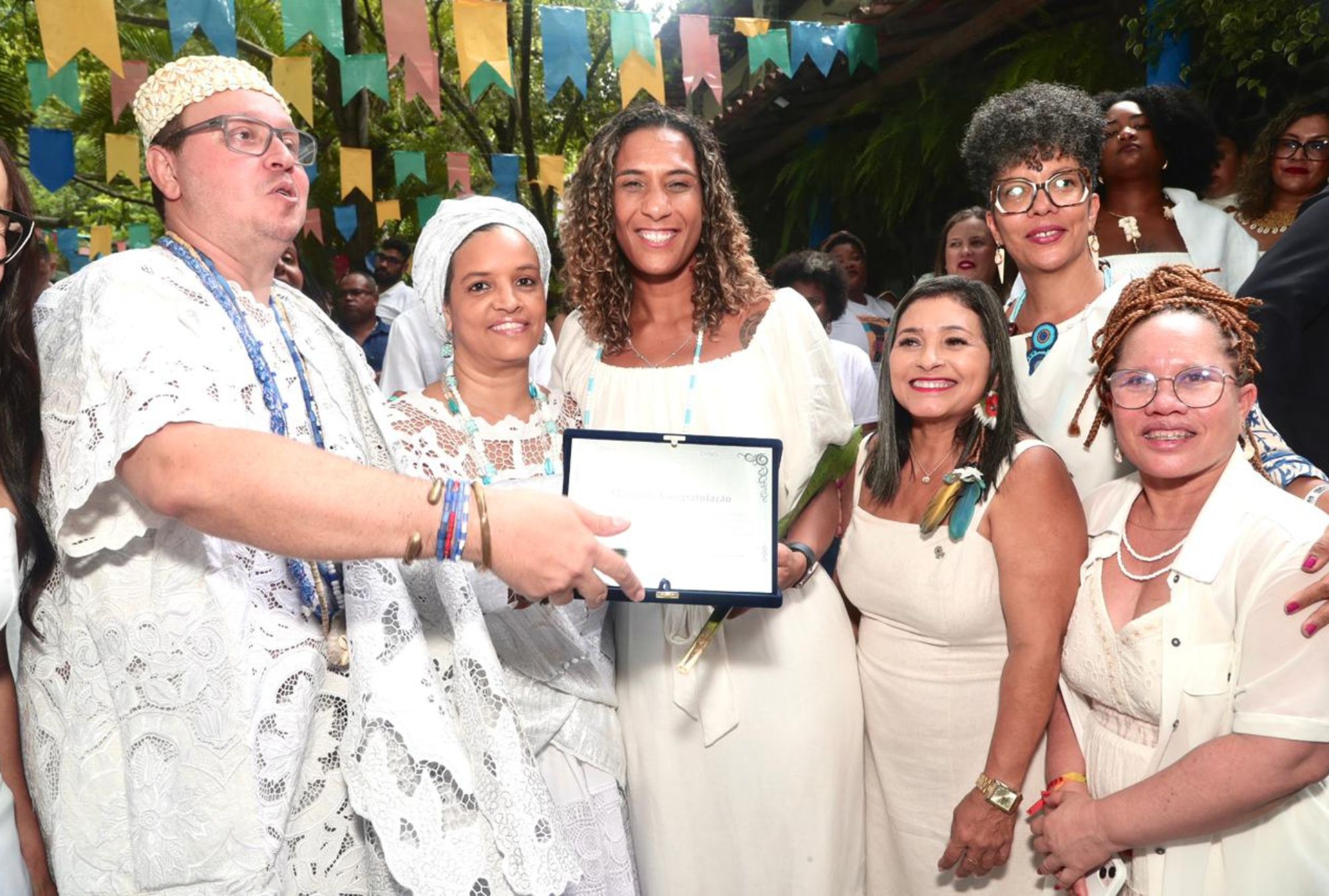 Terreiro Unzó Tatêto Lemba recebe título de promotor da igualdade racial