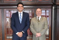 Diretor-Geral recebe Marcelo Sampaio Cunha Filho, Secretário-Executivo do Minfra