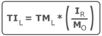 TIl=TMl*(Ir/M0)