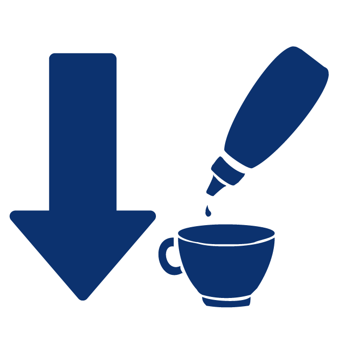 Como reduzir o consumo de adoçantes artificiais