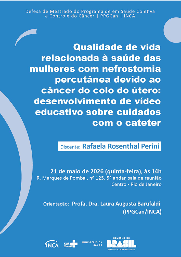 Cartaz Defesa Rafaela Rosenthal Perini