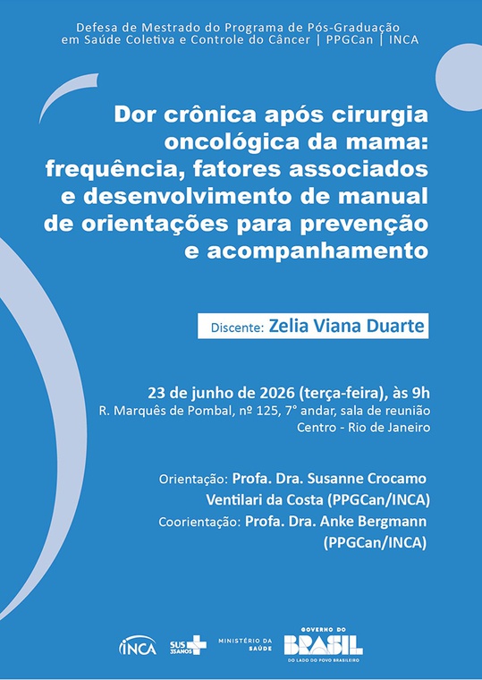 Cartaz Defesa Zelia Viana Duarte