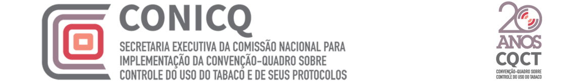 Secretaria Executiva da Comissão Nacional para implementação da Convenção-Quadro sobre Controle do uso do tabaco e de seus protocolos