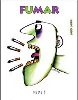 Em parceria com INCA, artista usou talento para conscientizar população dos males do tabaco