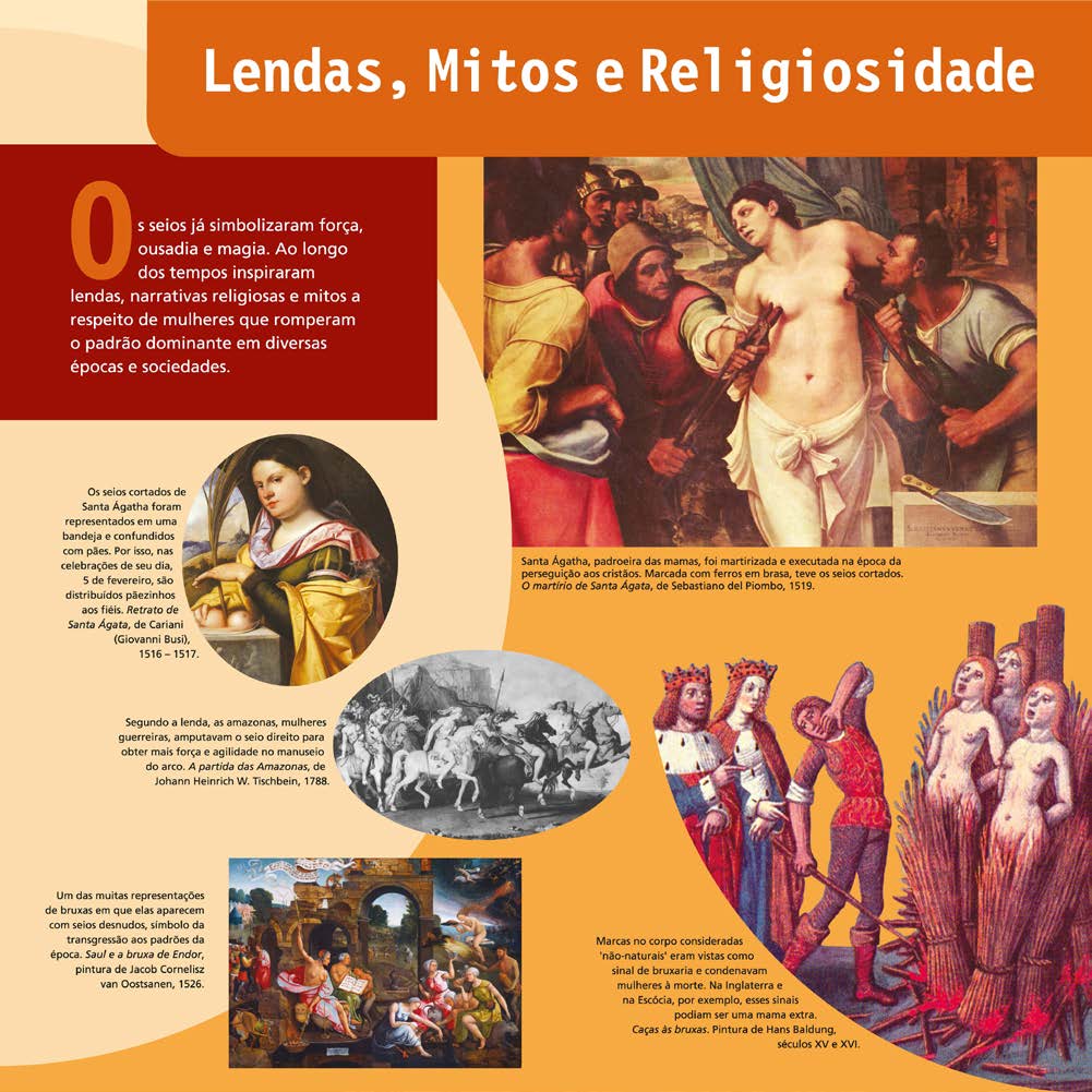 Os seios já simbolizavam força, ousadia e magia.