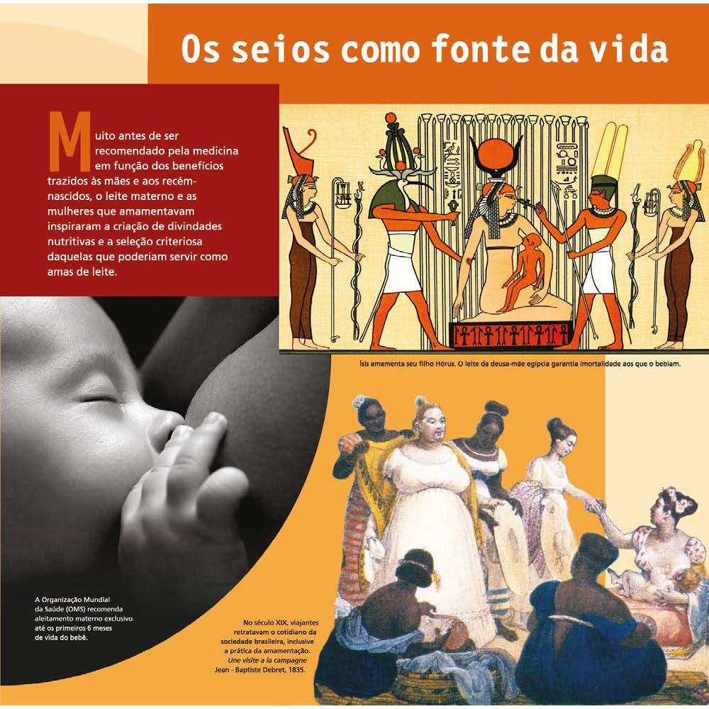 O leite materno e as mulheres que amamentavam inspiravam a criação de divindades nutritivas.