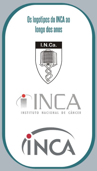 Logotipos do INCA ao longo dos anos.