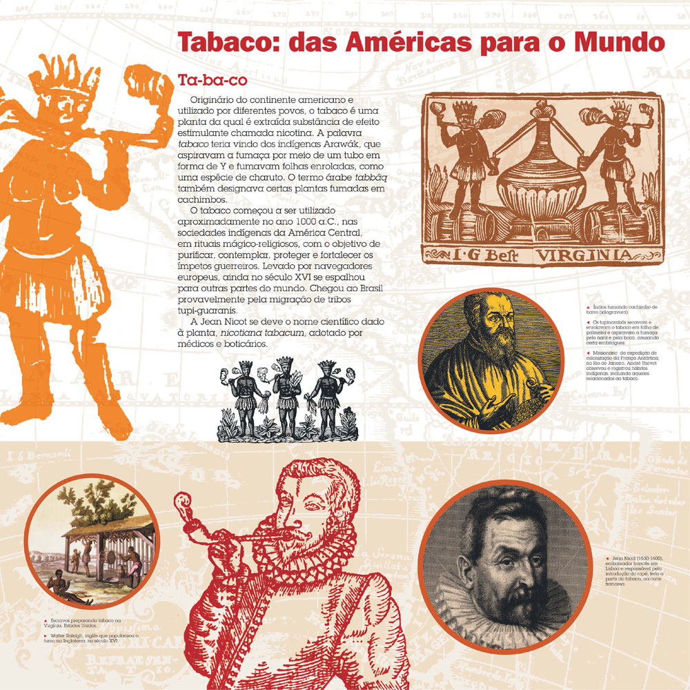 Origem da planta tabaco e quando começou a ser utilizada para fumo.