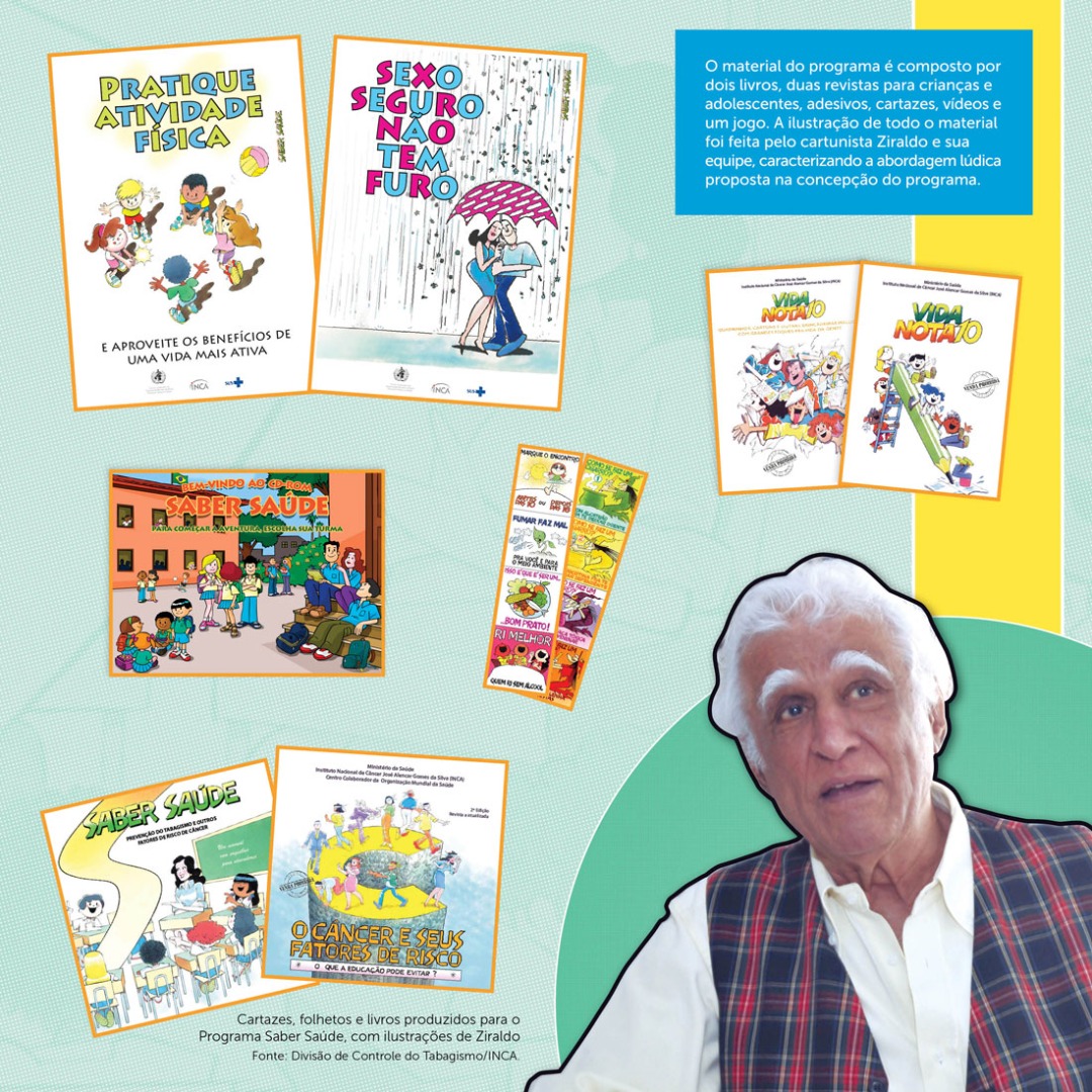 Material do programa é composto por dois livros, duas revistas para crianças e adolescentes, adesivos, cartazes, vídeos e um jogo.