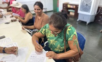 Assentados contratam R$ 2,5 milhões em créditos no primeiro dia de mutirão em Porangatu (GO)