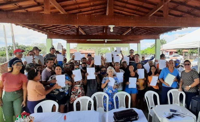 Titulação de famílias do assentamento Sebastião Andrade (RN)