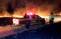 Brigadistas instalados em assentamento combatem incêndios no Norte de Goiás