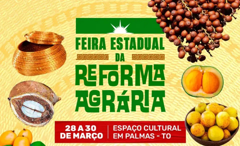 Feira da reforma agrária no Tocantins