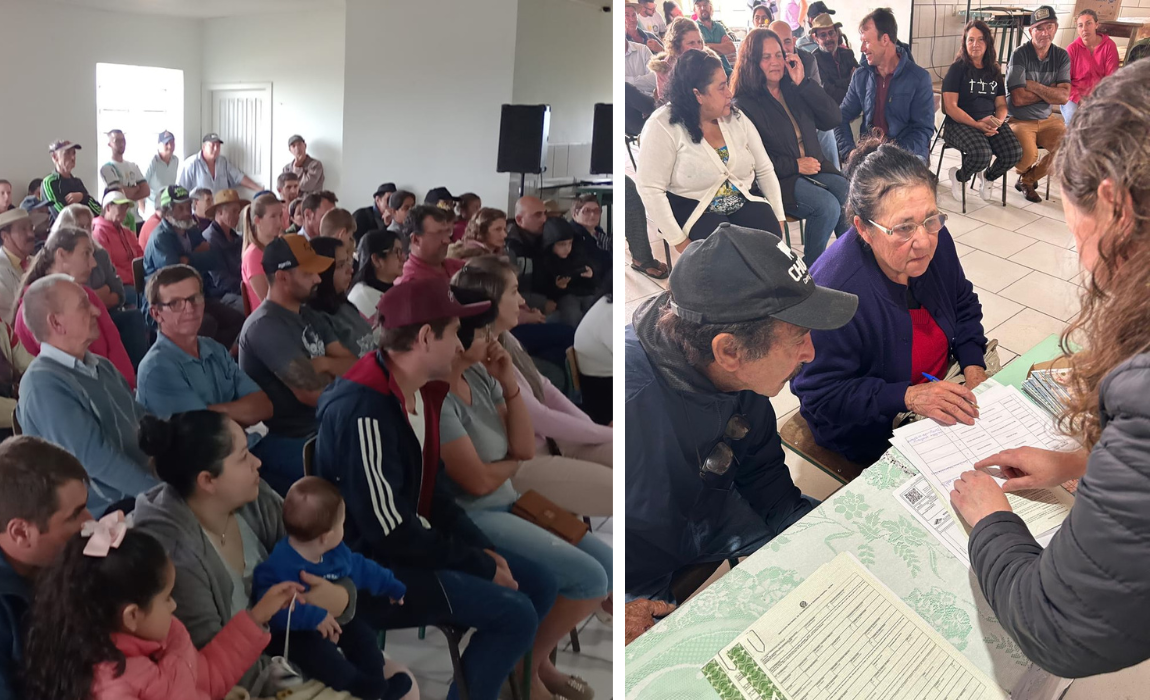Titulação de famílias em Santa Terezinha (SC)