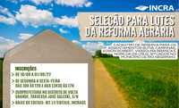 Inscrições abertas para lotes em assentamentos de Rio Negrinho (SC)
