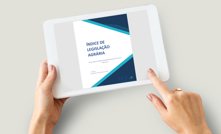 Ilustração de acesso ao Índice de Legislação Agrária