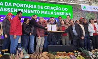 Presidente Lula participa do ato de criação de assentamento em área emblemática do Paraná