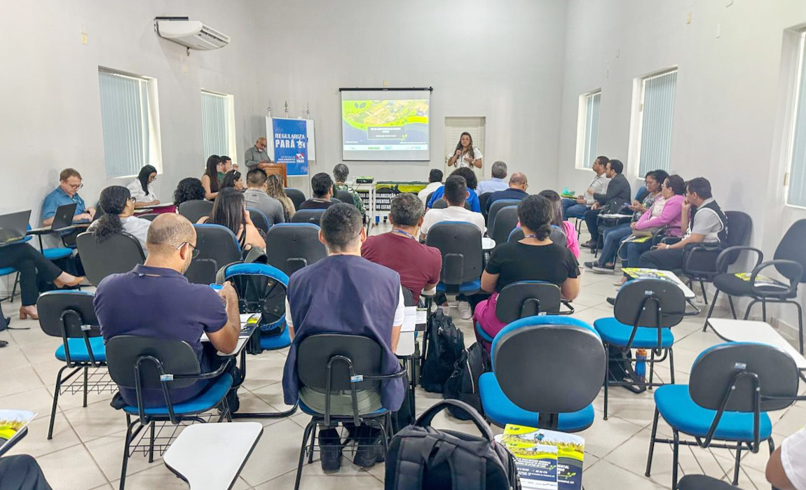 Oficina de regularização ambiental de assentamentos no Pará