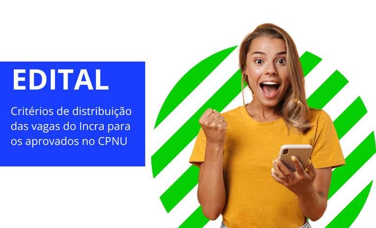Distribuição das vagas para o aprovados no concurso nacional