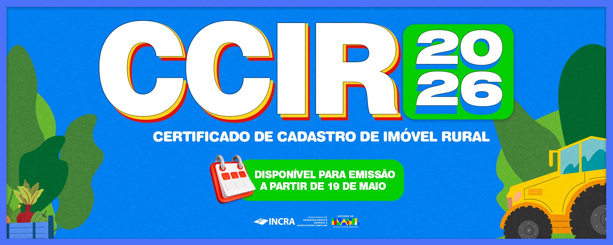 Emissão do Certificado de Cadastro de Imóvel Rural de 2026
