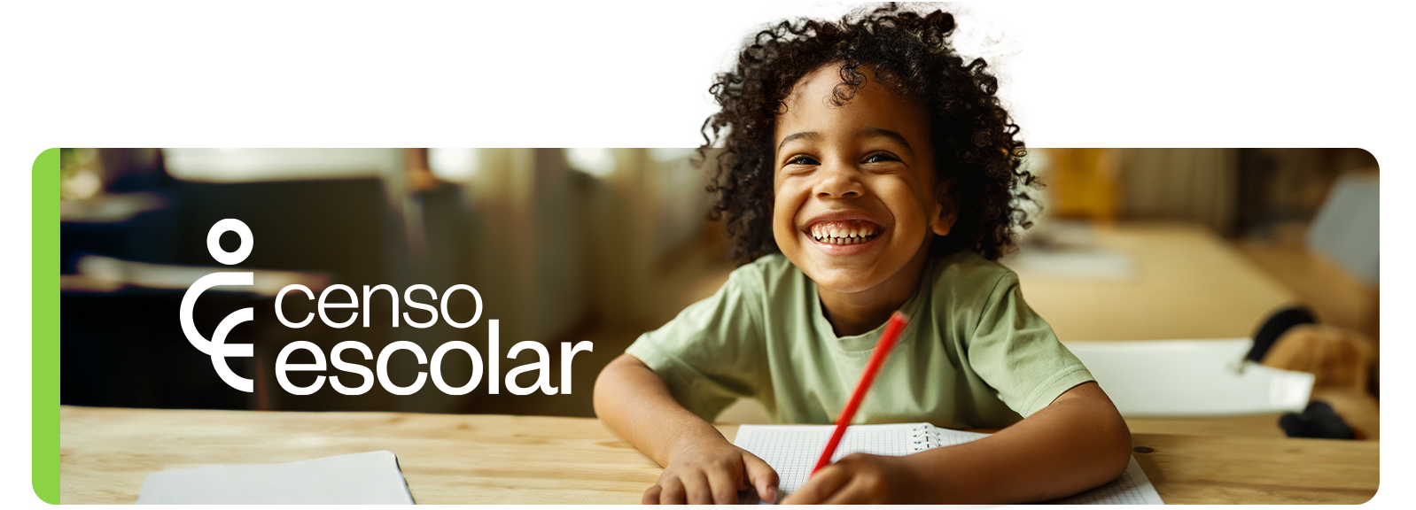 Capa da página Censo Escolar