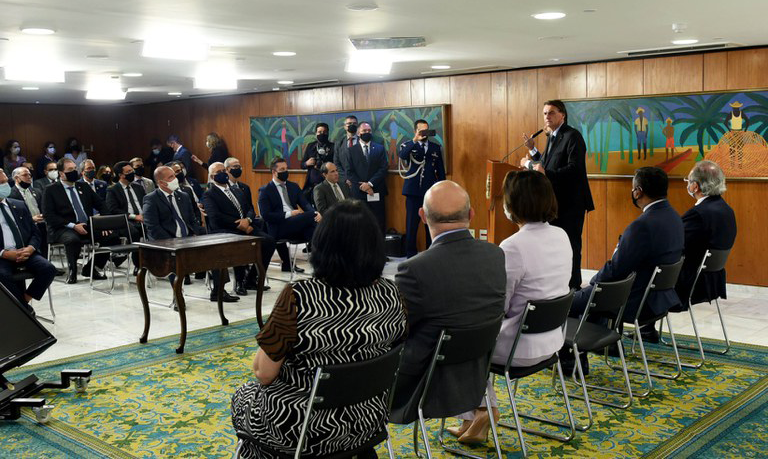 Solenidade contou com a presença do ministro da Educação, Milton Ribeiro, e do presidente do Inep, Danilo Dupas. Foto: Catarina Chaves/MEC