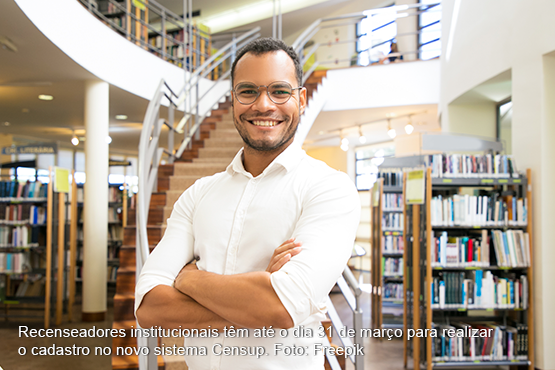 Recenseadores institucionais têm até o dia 31 de março para realizar o cadastro no novo sistema Censup. Foto: Freepik