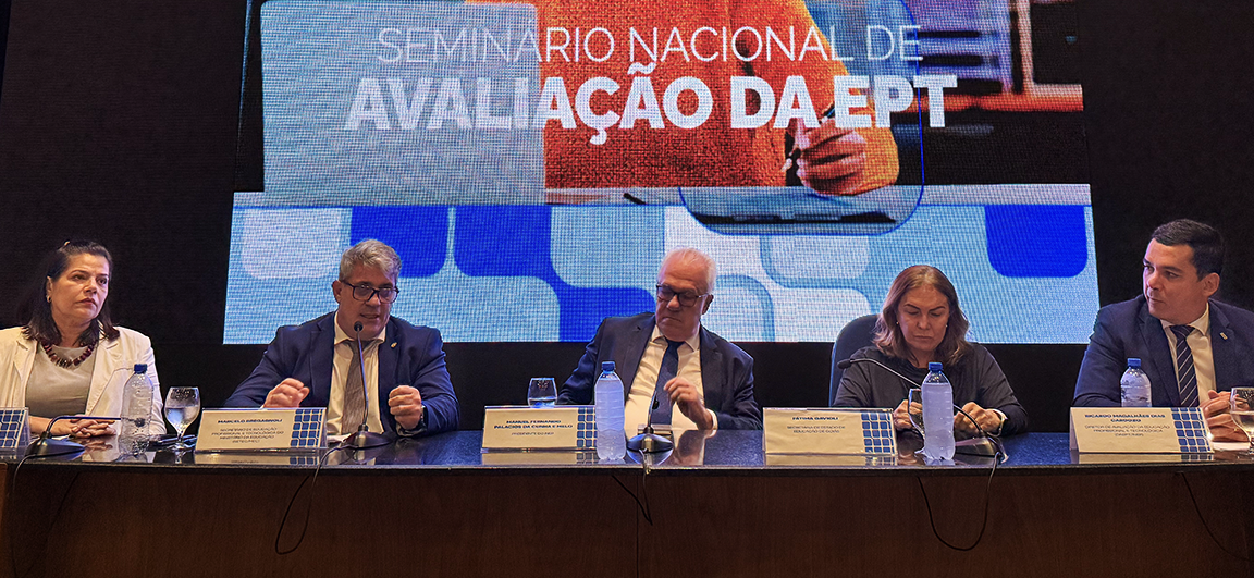 Evento reúne gestores e especialistas para fortalecer SINAEPT e construir a política pública para a modalidade de ensino