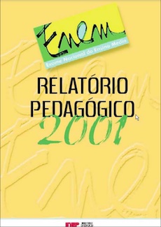Relatório pedagógico 2001 – Enem