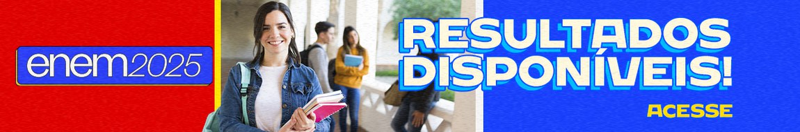 Jovem sorridente, segurando cadernos | Enem 2025 - Resultados disponíveis, acesse!