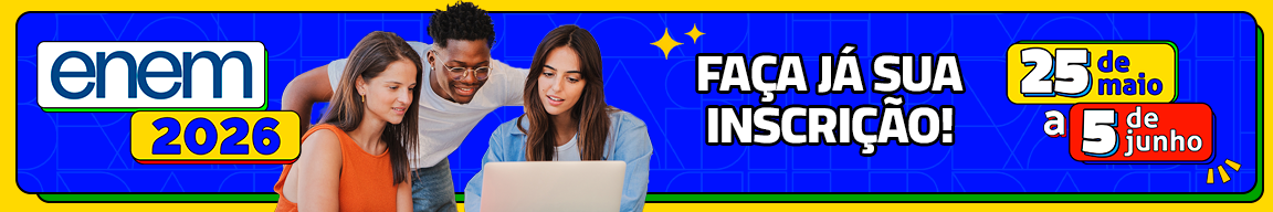 banner enem inscrições 2026